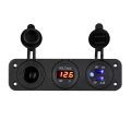 Universelles wasserdichtes DC 12V Dual-USB-Ladegerät Auto Zigarettenanzünder USB-Anschluss